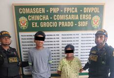 Chincha: robaron televisor y electrodomésticos de casa, y policía los detuvo