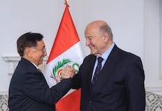 Presidente José María Balcázar se reunió con el economista Hernando de Soto en Palacio de Gobierno