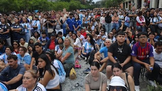 Mundial 2026: Limeños y residentes argentinos en Lima se concentran en parque Kennedy (FOTOS)