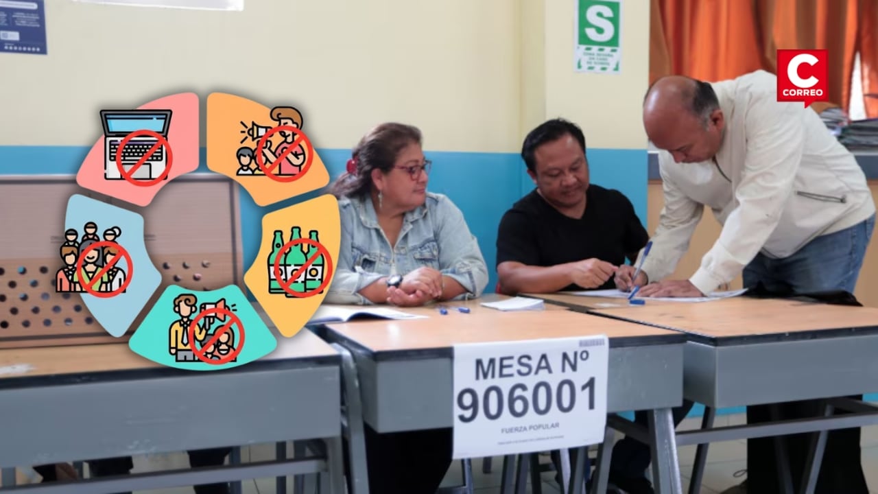ERM 2026: Este lunes comienzan las restricciones electorales y JNE advierte sanciones por incumplimiento. Composición: Diario Correo.