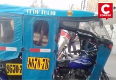 Ate: Pareja roba mototaxi usando a bebé como distracción en Huaycán