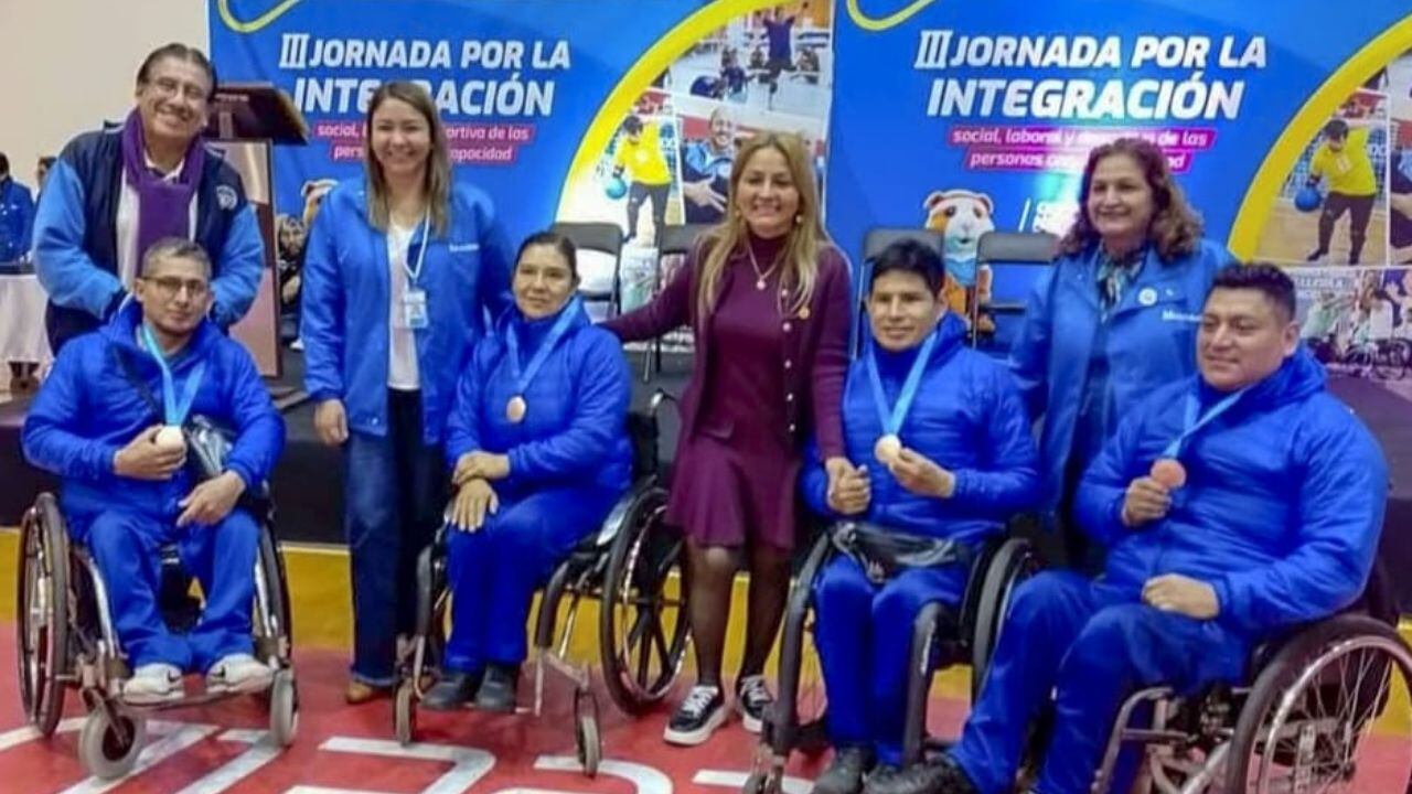 La delegación de EsSalud La Libertad destacó en baloncesto en silla de ruedas, vóley sentado, bochas y goalball.