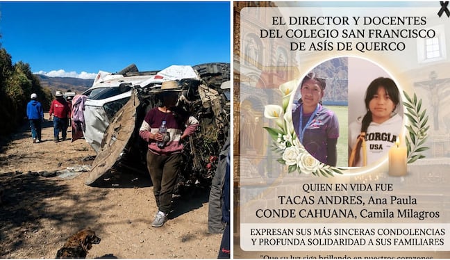 Dos escolares pierden la vida tras volcadura de camioneta en la vía Huaytará–Laramarca