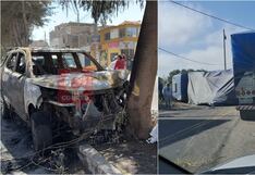 Fin de semana de accidentes en Ica: camioneta calcinada y un tráiler volcado paralizaron el tránsito