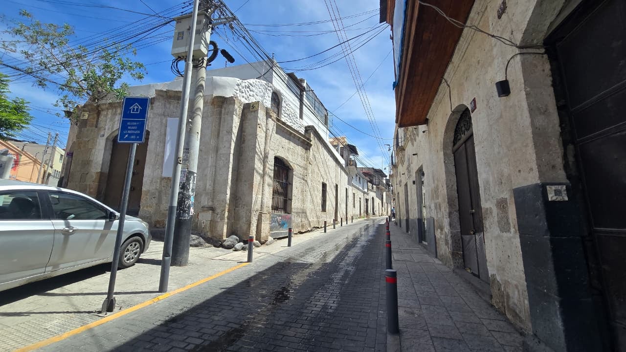 Calle Beaterio y su historia en Arequipa. (Foto: Yunsu Pariapaza/@photo.gec)