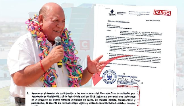 Tacna: GRT pide a Pascual Güisa incluir a las asociaciones del Grau en mercado mayorista