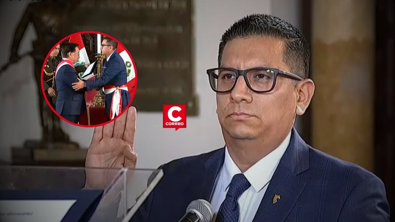 Presidente Balcázar designa a Freddy Solano como nuevo ministro de Trabajo y Promoción del Empleo. Composición: Diario Correo.