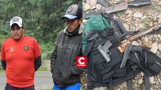 Ronderos arrestraron a dos sospechosos que portaban armas de corto y largo alcance en Puno