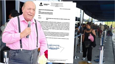 Tacna: Gobernador solicita a Migraciones se tomen medidas para evitar colas en frontera