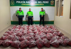 Incautan 70 bolsas de explosivos destinadas a la minería ilegal en La Libertad