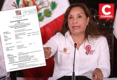 Abogado huancaíno presenta demanda contra sueldo dorado de Dina Boluarte