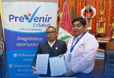 EsSalud y la I.E. San Luis Gonzaga de Ica establecen alianza para la prevención de enfermedades