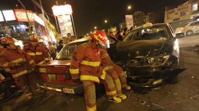 Accidente en SMP deja cinco heridos