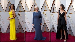 Oscar 2018: Las actrices del Time's Up no vistieron de negro (FOTOS)