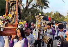 Miles de peregrinos caminan llenos de fe para ver al Cautivo de Ayabaca