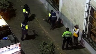 Serenazgo captura a presunto ladrón que robó a joven dormido en pleno Centro Histórico de Arequipa (VIDEO)