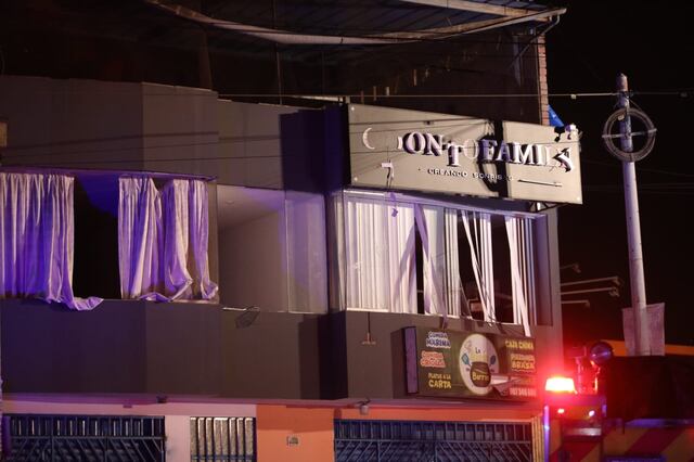 Lima, Lunes 20 de mayo del 2024. Un fallecido y al menos 20 heridos ha dejado la deflagración por fuga de gas glp en un grifo ubicado en el distrito de Villa María del Triunfo. Fotos: Anthony Niño de Guzman