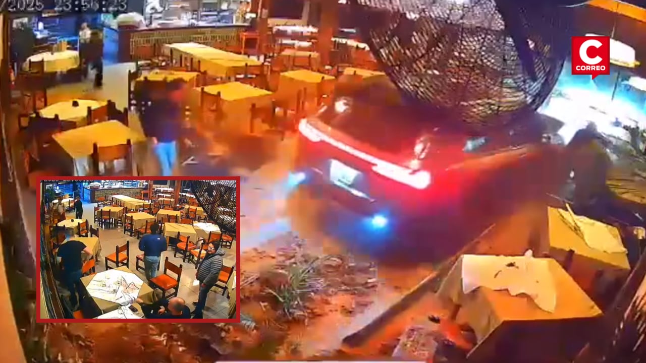 Testigos reportaron que el accidente ocurrió luego de una discusión en el local. El vehículo Lexus involucrado figura a nombre de Miguel Ángel Requejo Astochado.