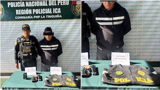 Ica: detienen a sujeto por conducir en estado de ebriedad y portar distintivos policiales