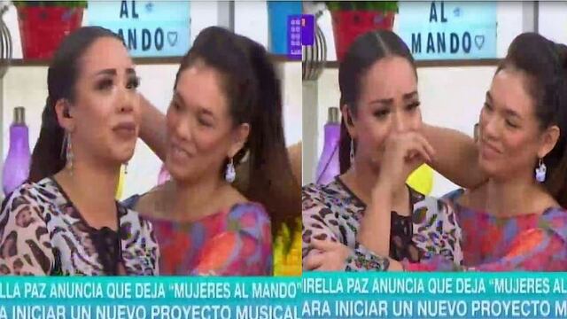 Mirella Paz se despidió de “Mujeres Al Mando” entre lágrimas (VIDEO)