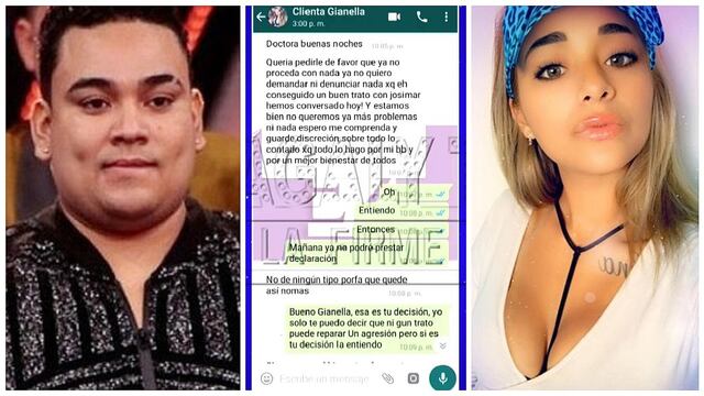 Josimar: Abogada de Gianella Ydoña muestra chat de WhatsApp en el que revela por qué desistió de denunciarlo