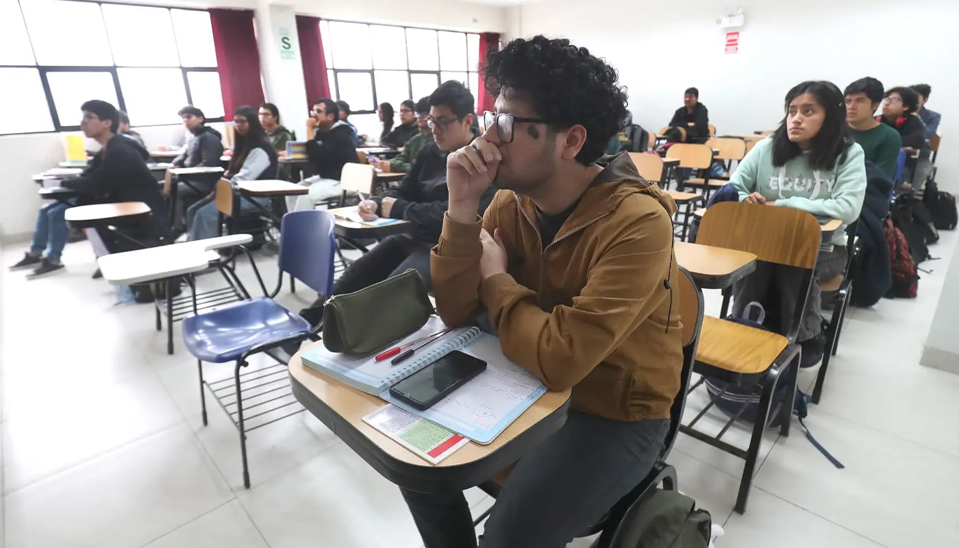 Universidad ofrece 5 mil 16 vacantes y desarrolla las evaluaciones en cuatro jornadas programadas durante marzo. | Foto: Andina