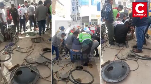 Huancavelica: Tres trabajadores mueren asfixiados en tanque de combustible (VIDEO) 