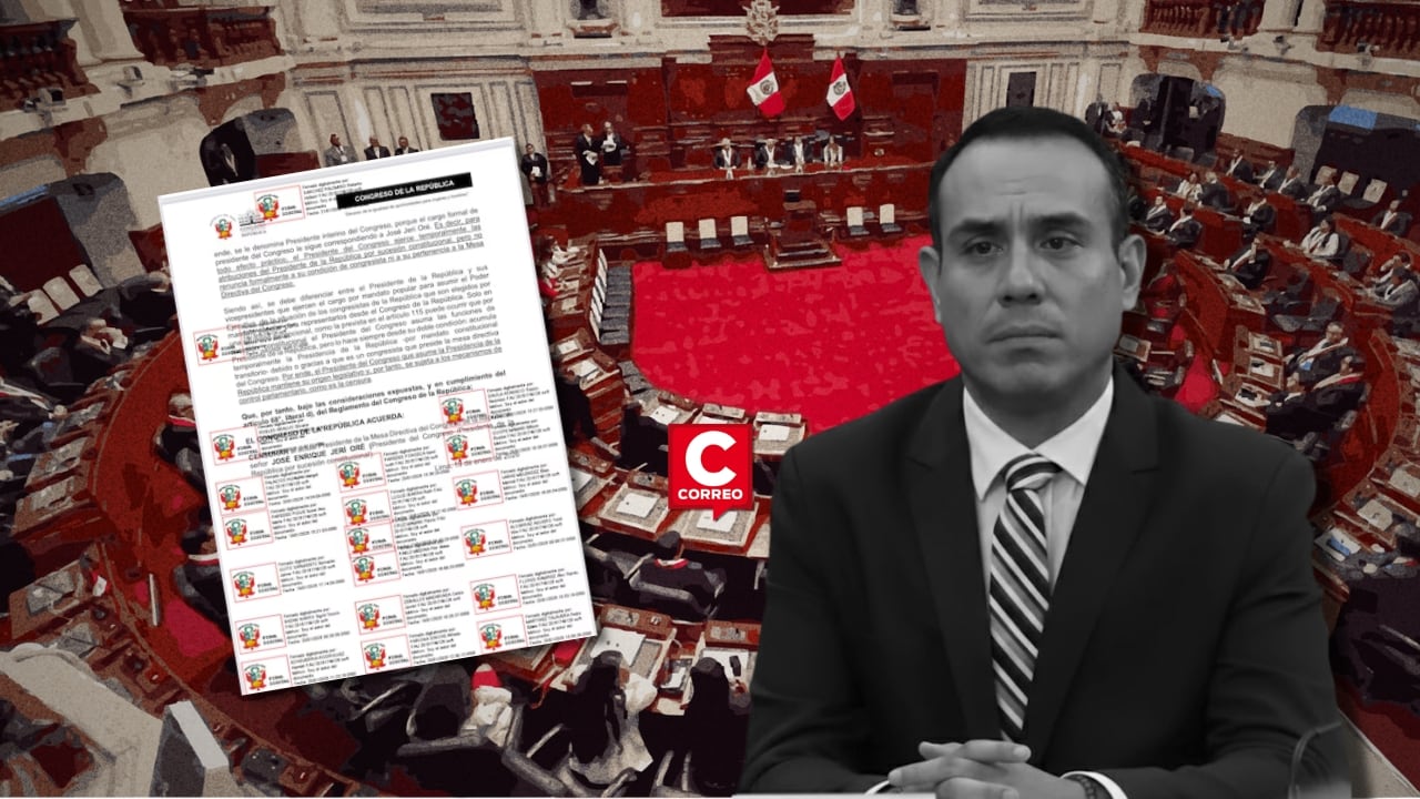 Pleno extraordinario: Estas son las siete mociones de censura contra José Jerí que fueron admitidas. Composición: Diario Correo.