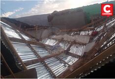 Huancayo: Ventarrón arranca techo y cinco miembros de una familia salvan de morir