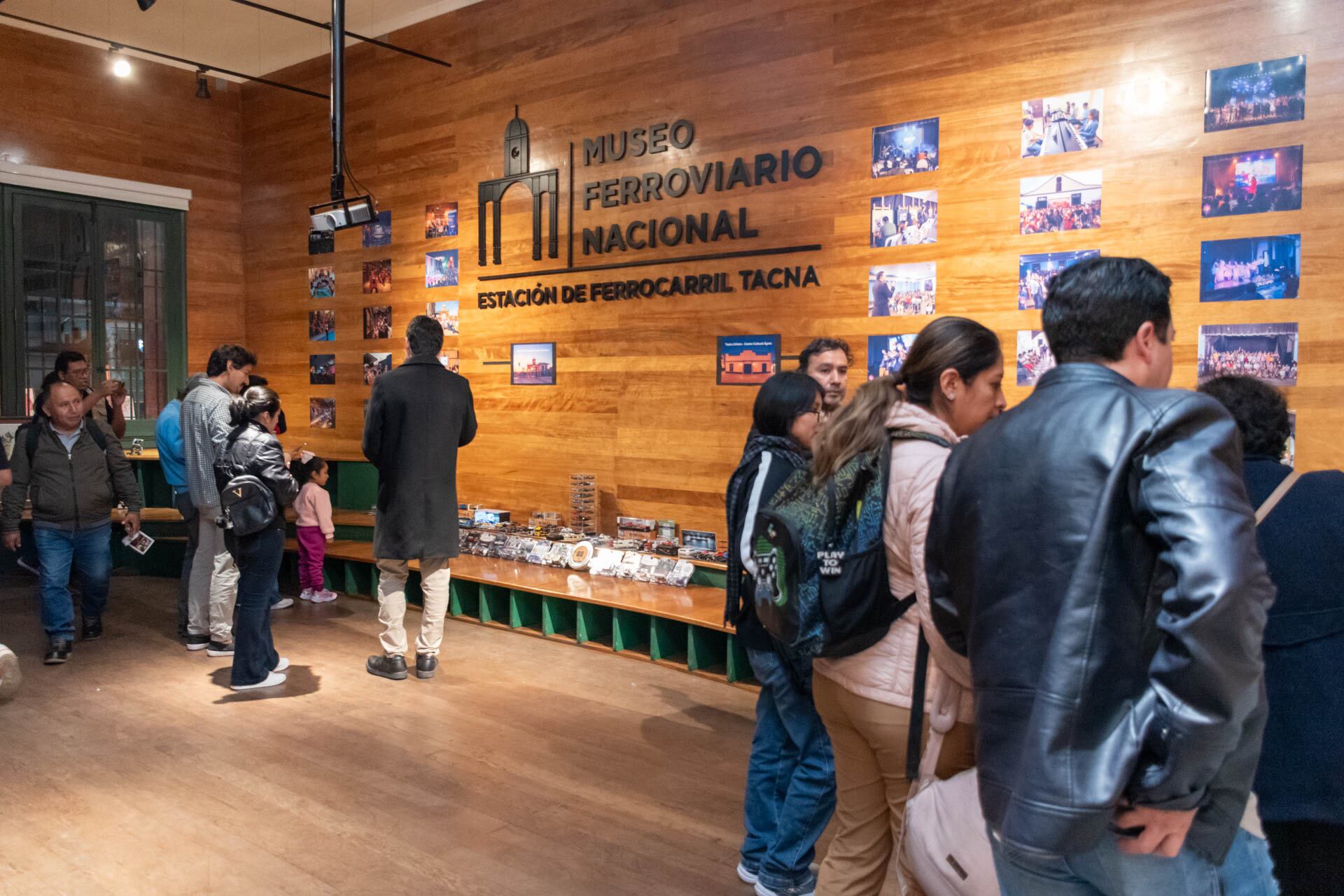 Jornada “Entre Rieles y Museos” se cumplió en el Museo Ferroviario Nacional de Tacna. (Foto: Difusión)