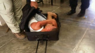 Reo intentó salir de prisión en una maleta 
