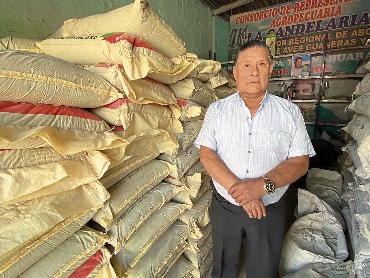 Gerente de “Candelaria EIRL”, Percy Bellido Tellez. Foto: Juan Guillermo Mamani.