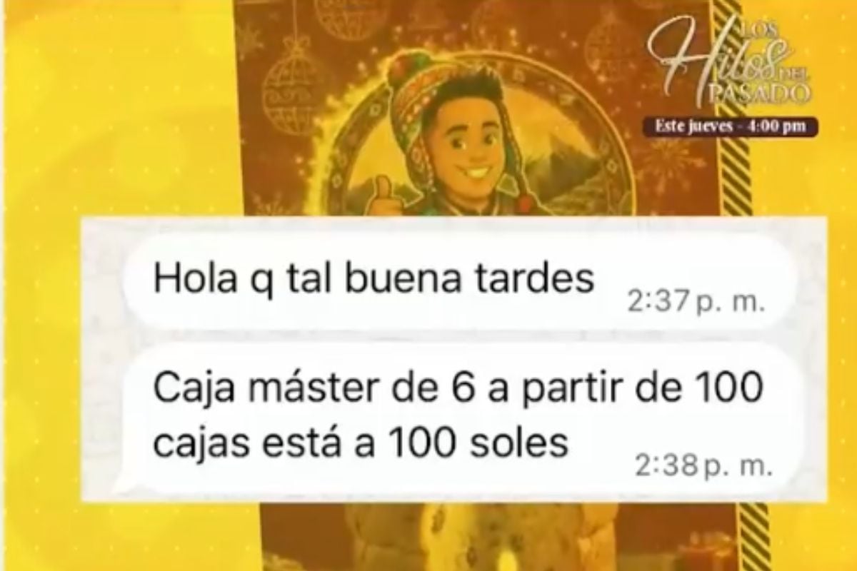Seguidores se enteraron de los precios del opanetón 'Mi Cholito' al por mayor (Foto: @Cueva10oficial)