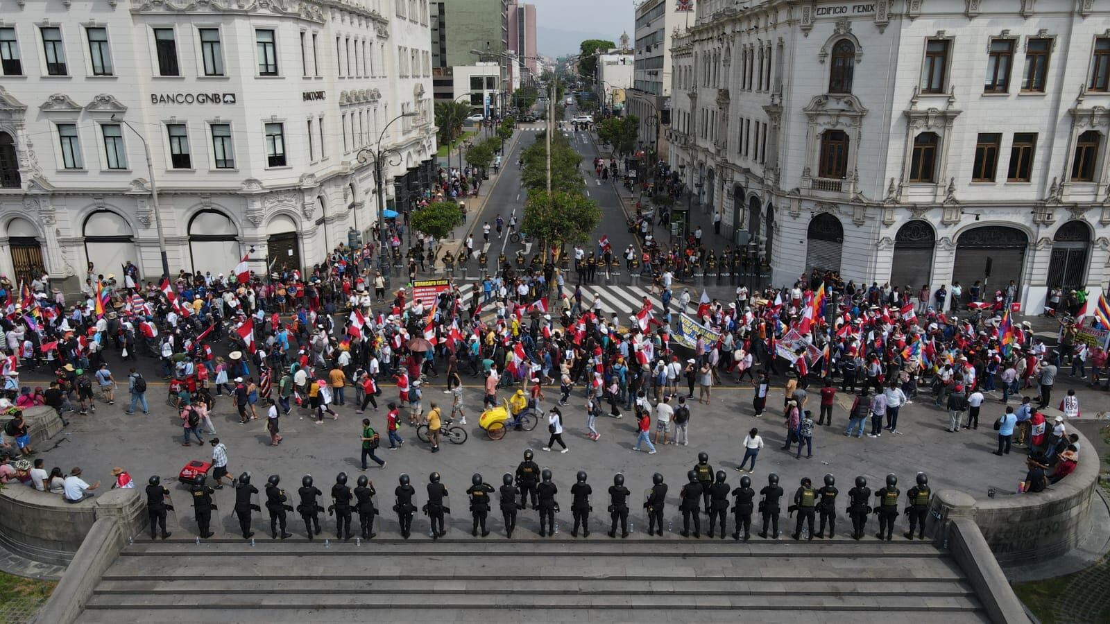 En el Perú se registraron muertes y heridos durante las protestas contra la presidenta Dina Boluarte entre diciembre de 2022 y enero de 2023. (Foto: jorge.cerdan/@photo.gec)