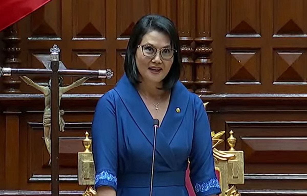 Keiko Fujimori juró al cargo de presidenta del Perú 2026 - 2031 | Captura TV Perú Noticias