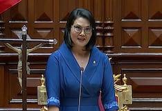 Keiko Fujimori llega al Congreso para asumir la Presidencia de la República