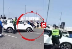 Callao: taxista informal arrolla fiscalizador ATU y policía en la vía rápida del aeropuerto Jorge Chávez
