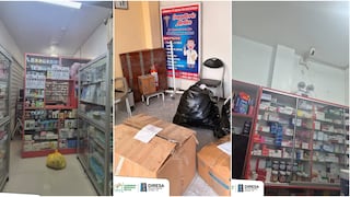 Chincha: incautan 260 kilos de productos farmacéuticos durante operativo sanitario