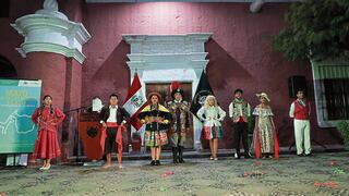 Baile de provincias para el aniversario de Arequipa