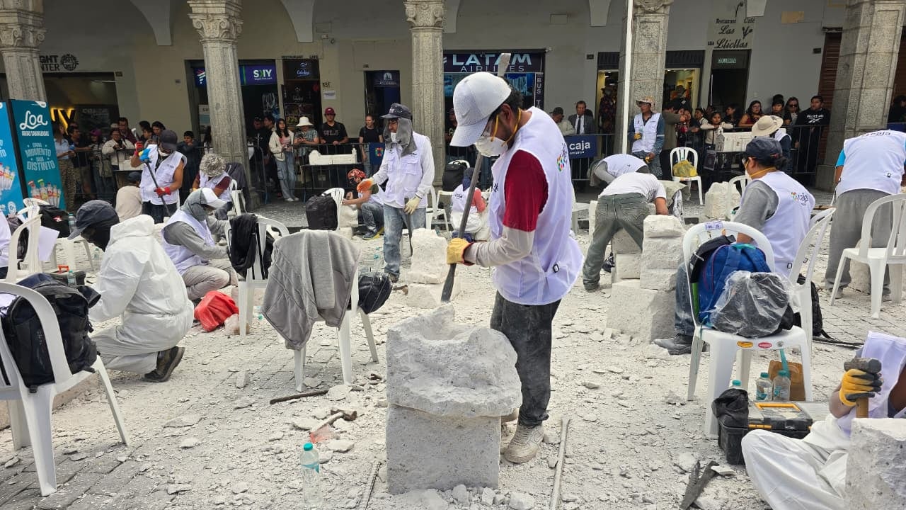 Más de 100 artesanos participan en diferentes concursos por el aniversario de Arequipa (Foto: Yunsu Pariapaza/@photo.gec)