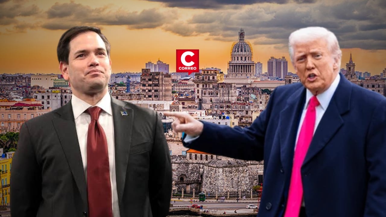 Donald Trump a favor de que Marco Rubia asuma presidencia de Cuba: “Suena bien para mí”. Composición: Diario Correo.