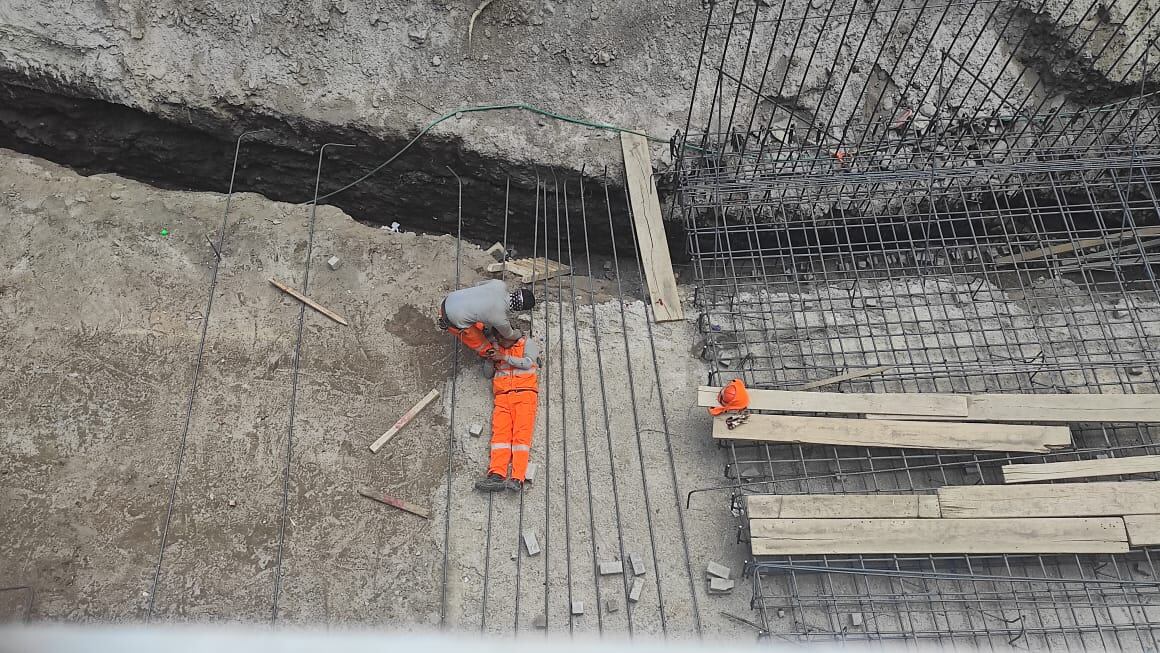 Obrero quedó herido en obra que es ejecutada por Municipalidad de Arequipa. Foto: GEC.