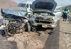 Choque frontal en la vía Cerro Verde deja tres personas heridas en Arequipa