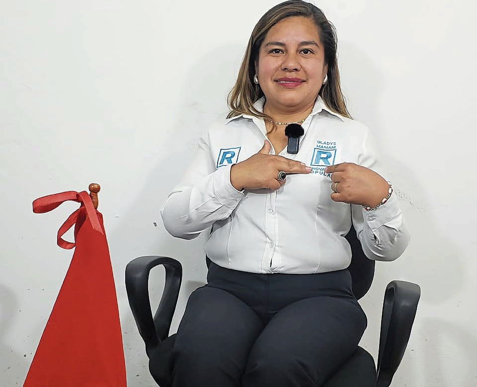 Gladys Mamani es la candidata de Renovación Popular a la alcaldía de Paucarpata, en Arequipa. (Foto: Omar Cruz/@photo.gec)