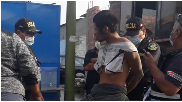 Vecinos atrapan a ladrón y le dan una tremenda golpiza en Comas (VIDEO)