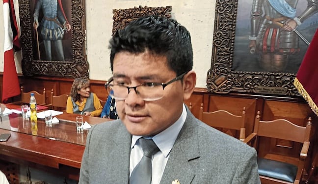 Presidente de la Comisión de Festejos de Arequipa, Franco Navarro. Foto: GEC.