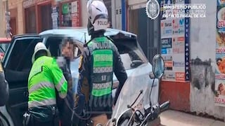 Chincha: cárcel por conducir con 1.52 gramos de alcohol y pegarle a policía