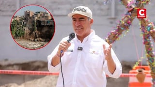 Ministro de Vivienda advierte que el Estado no puede reubicar a todas las familias que viven en quebradas
