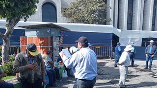 Arequipa: Pensionistas y fonavistas exigen devolución de fondos (VIDEO)