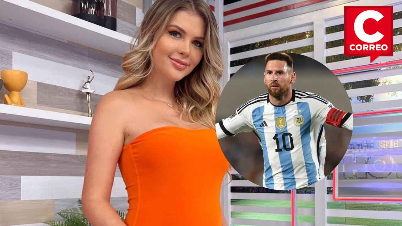 Brunella Horna se hospedó en el mismo hotel que Messi para tomarse una foto: “No lo logré, pagué por las puras”